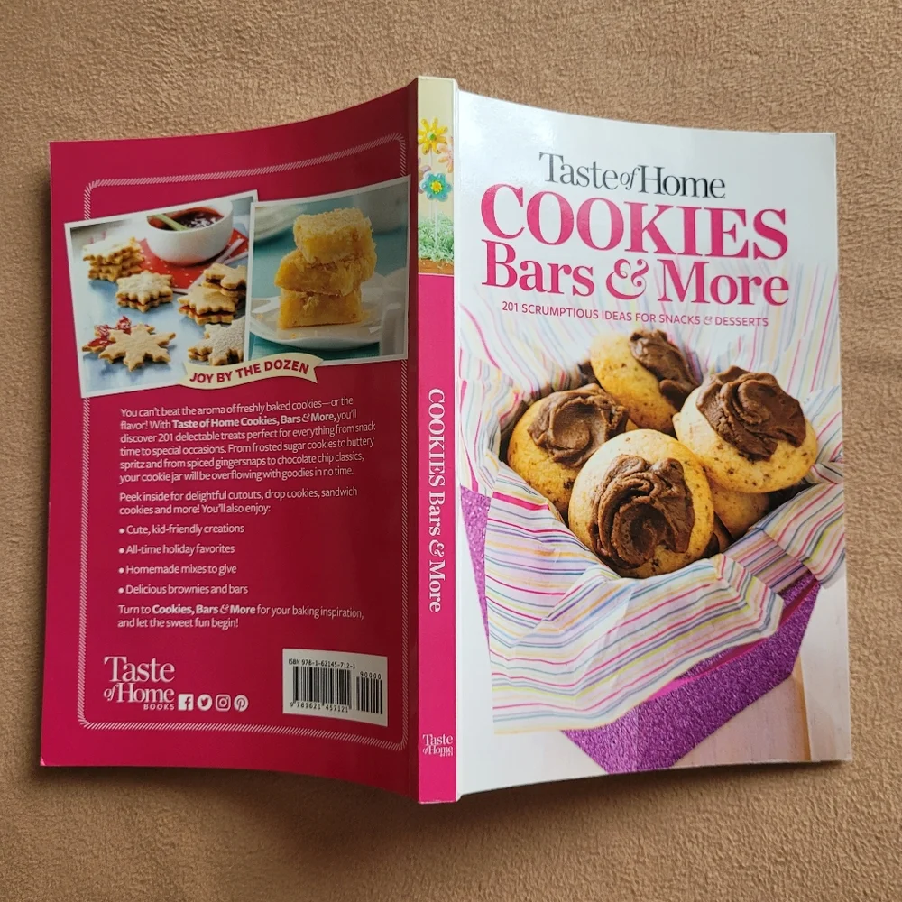 Taste Home Cookies Snack Bars Desserts Recipes 2015 Book Paperback Retro Classic